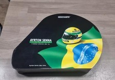 Senna Helmet Collection 1/8 Extra Rare Condition Like New Minichamps Caschi