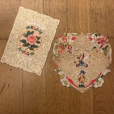 C267 - Vintage - Lotto di 2 Biglietti augurali POP-UP (3D) Tematiche