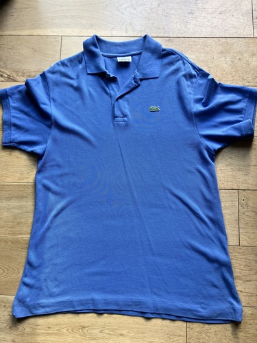Polo uomo lacoste piqué blu - uomo,