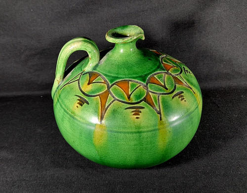 Brocca bottiglia verde