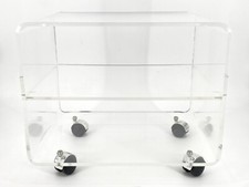 * TAVOLINO PLEXIGLASS VETRO