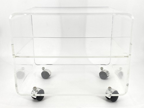 Tavolino plexiglass vetro - *,