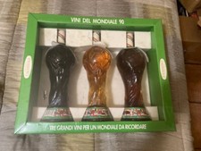 Confezione da collezione 3 bottiglie di vino Italia 90 mondiali calcio