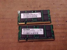 Lot of 2 Elpida 2 x 1GB 2GB