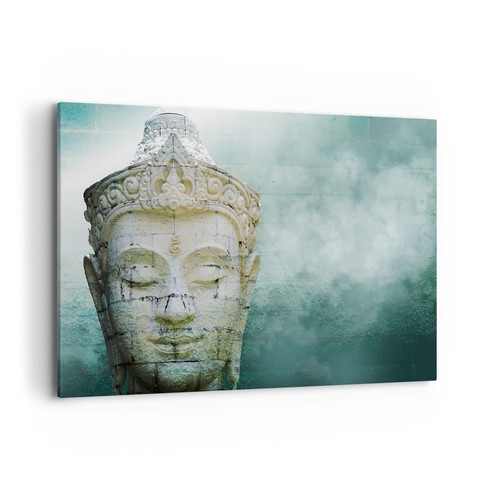 Quadro tela 100x70cm buddha - quadro,