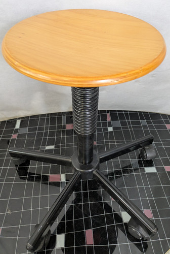 Sgabello officina vintage - sgabello, da