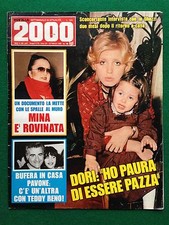 Rivista NOVELLA 2000 del 1980 n.8 , DORI GHEZZI MINA RETTORE BO DEREK