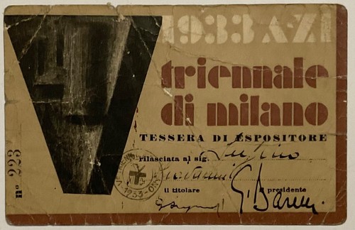 Sironi mario triennale - va, di