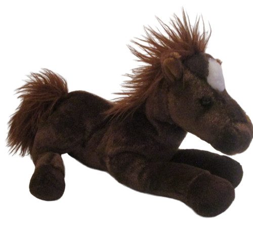 Aurora peluche floppy cavallo - peluche,