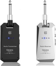 Getaria Trasmettitore Chitarra Wireless Ricevitore Set 5.8GH Sistema Chitarra 4 Canali