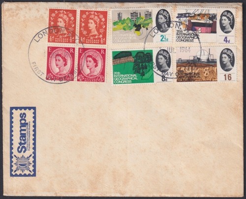 Ex51185 england fdc - england, 1964