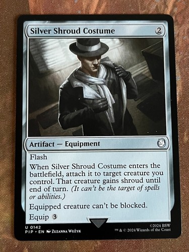 Silver shroud costume - 1x,