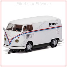 Scalextric C4086 VW Bus T1b Transporter Pannello Furgonato "Brumos Racing" 1:32 Slotcar