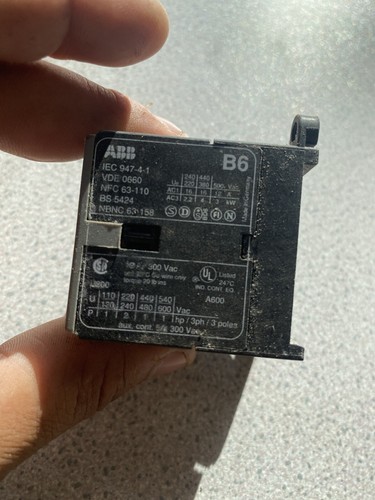 Contattore abb 4000 - b6,