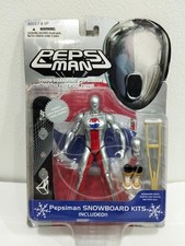 Modellino PEPSIMAN Red Snowboarding Ultra Free Pose Red Pepsi Man 1998