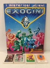 Album figurine EXOGINI Euroflash VUOTO + FIGURINE Edicola magazzino COMPLETO
