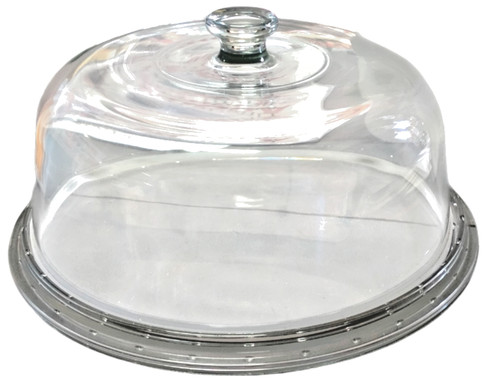 Piatto per torta con cupola - per,