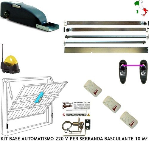 Serranda basculante kit base - serranda,