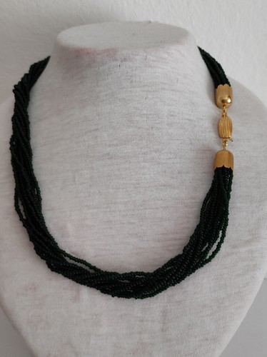 Collana torchon con conteria