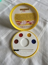 Nutella DISCOREGALO Giallo Il PITTORE Tavolozza  gadget Ferrero Il Più Raro