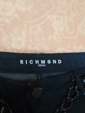 Jeans Richmond donna con Catenina Taglia M Calzata stretta Misure in descrizione