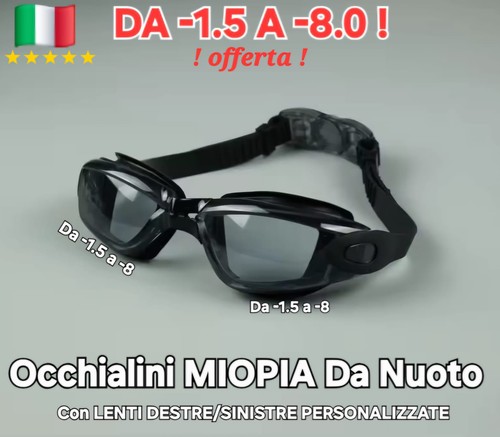 Occhialini nuoto per - da, miopi