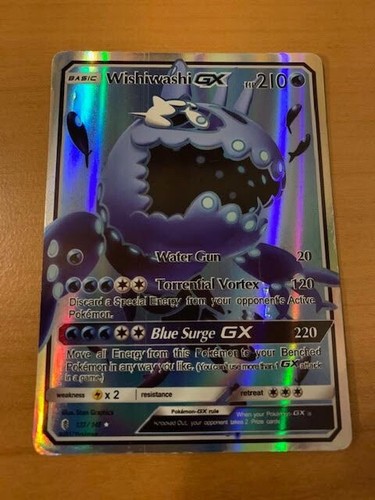 Carta pokemon wishiwashi - carta, gx