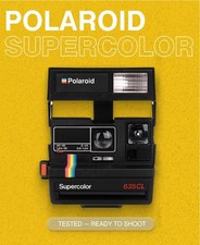 Polaroid Supercolor 635 CL Nero - 600 Fotocamera istantanea, Flash, testata,
