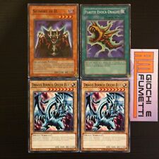 LOTTO 4 CARTE DRAGO BIAONCO