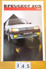 PEUGEOT 205 GTI - Prospectus
