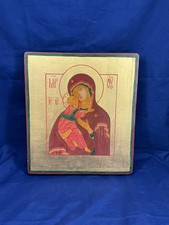 Icona D’Epoca Madonna Con