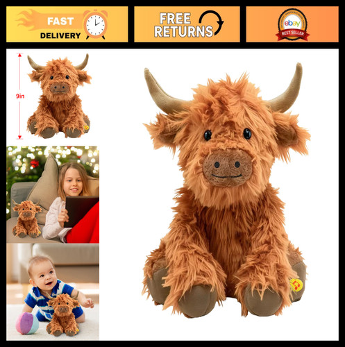 Peluche mucca highland - peluche,