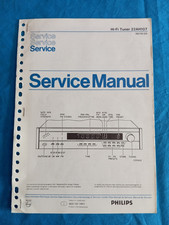 PHILIPS 22AH107 Hi-fi Tuner Ricevitore Radio SERVICE MANUAL ORIGINALE Schemario