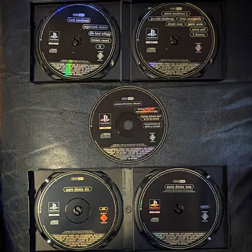 Sony ps1 demo discs - discs, pal