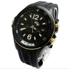 Orologio Uomo Hamilton Khaki Navy GMT 43mm Automatico Quadrante Nero Mai Usato