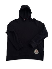 Felpa con cappuccio 100% autentica uomo Moncler Genius 1952 blu navy sveglia taglia XXL maglione