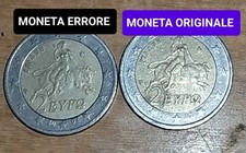 Moneta 2 Euro  Rara Errore Di