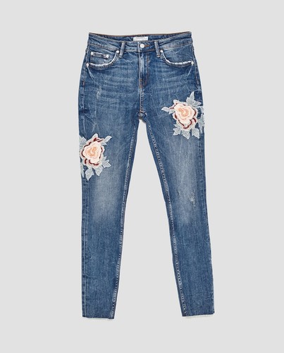 Zara mid rise the skinny - mid-rise,
