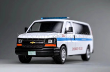 Scala 1:64 per Chicago Police Express 3500 furgone modello sportivo metallo pressofuso