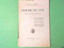 ISTRUZIONE MORALE CIVILE E