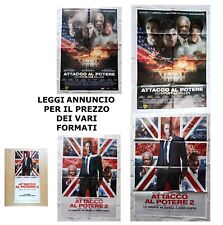 Attacco al potere 1 e 2 - Film 2013 e 2016 Manifesti Cinema ORIGINALI vari form.