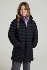 Giacca lunga imbottita per bambini Mountain Warehouse Firenze cappotto invernale caldo leggero