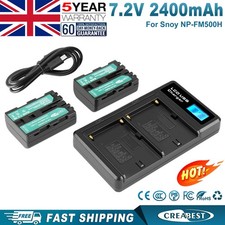 2x Batteria NP-FM500H +
