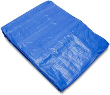 Grizzly Tarps 10 X 14 Piedi Blu Multiuso Impermeabile Poly TARP Cover 5 Mil Thic