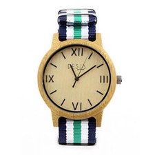 Orologio analogico in legno da