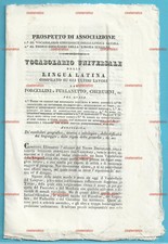 Prospetto di Associazione