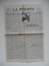 LA STAMPA 27 febbraio 1945 vecchio giornale RSI fascismo guerra liberazione