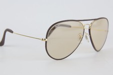 Ray Ban Pelle Grande Metallo 62 14 Cambiabile Marrone B&L USA Bausch&Lomb Vintage