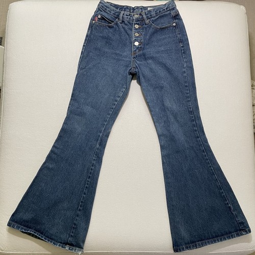 Jeans vintage fondo campana - a,