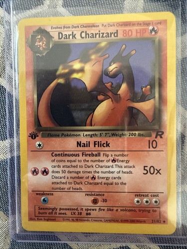 Dark charizard 1st - charizard, edition